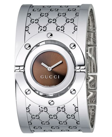 macys womens gucci watches|Gucci bracelet watches ladies.